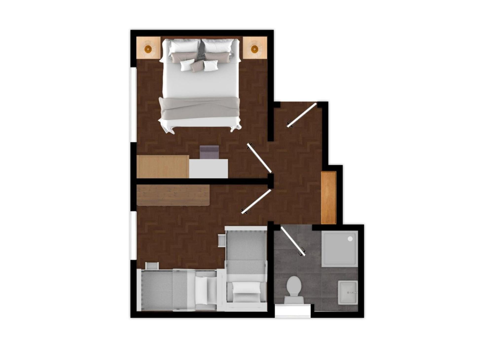 Hotel Der Wolkensteinbaer Bramberg am Wildkogel Kamer foto